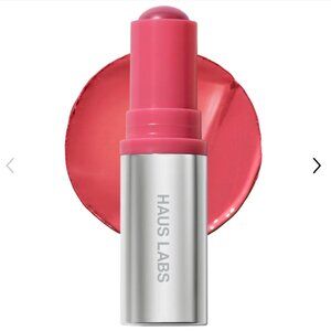 HAUS LABS | Color Fuse Glassy Blush Balm Blush Creme | Glassy Rosette